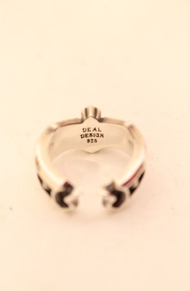 画像4: DEAL DESIGN / クロススタッズティアラリング 9号 シルバー O-25-12-20-033-DE-ac-YM-OS (4)