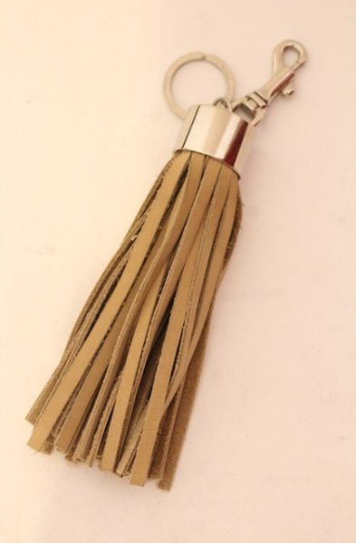 画像1: Moonage Devilment / フリンジキーホルダー  ベージュ O-25-12-20-034-Mo-0-YM-OS (1)
