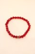 画像1: Moonage Devilment / グラスビーズブレスレット  レッド O-25-12-20-037-Mo-ac-YM-OS (1)