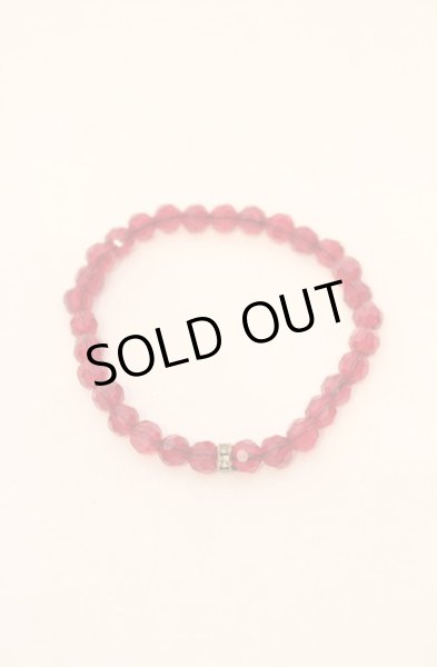 画像1: Moonage Devilment / グラスビーズブレスレット  レッド O-25-12-20-037-Mo-ac-YM-OS (1)