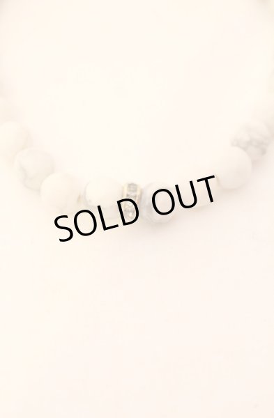 画像2: Moonage Devilment / ハウライトブレスレット  ホワイト O-25-12-20-038-Mo-ac-YM-OS (2)