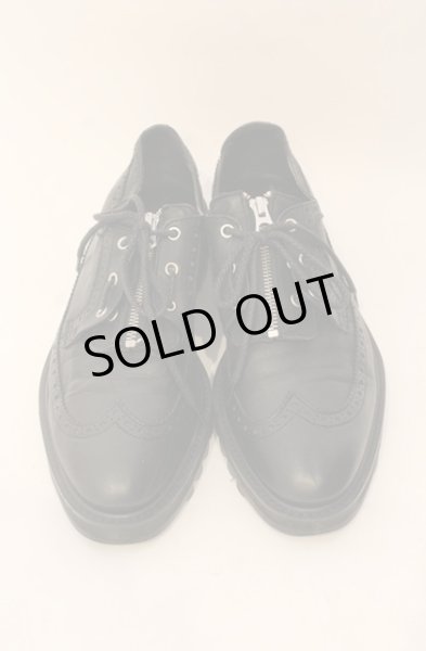 画像1: CIVARIZE / Heir フロントZIPソールシューズ 42（26-26.5cm） ブラック O-25-12-20-039-CI-sho-YM-OS (1)