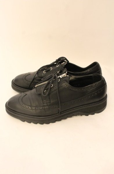 画像2: CIVARIZE / Heir フロントZIPソールシューズ 42（26-26.5cm） ブラック O-25-12-20-039-CI-sho-YM-OS (2)