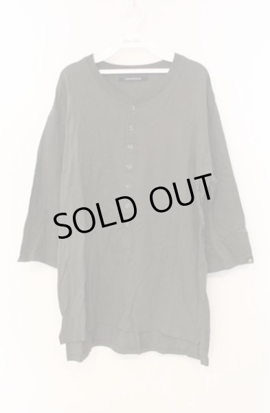 画像1: Moonage Devilment / ロングヘンリーネック六分袖カットソー 44 カーキ O-25-12-20-013-Mo-ts-YM-ZT199 (1)