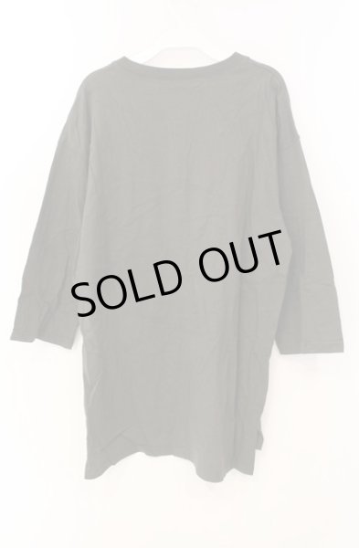 画像2: Moonage Devilment / ロングヘンリーネック六分袖カットソー 44 カーキ O-25-12-20-013-Mo-ts-YM-ZT199 (2)