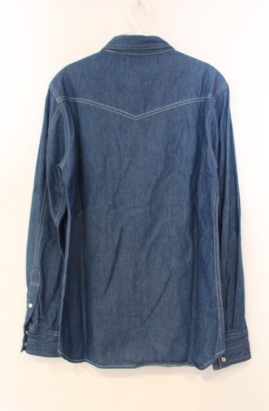 画像3: Moonage Devilment / ライトオンスデニムシャツ 48 ライトインディゴ O-25-12-20-017-Mo-sh-YM-OS (3)