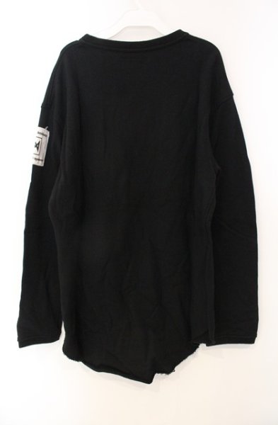 画像3: Moonage Devilment / ルーズ裏毛ラウンドカットソー 46 ブラック O-25-12-20-018-Mo-to-YM-OS (3)