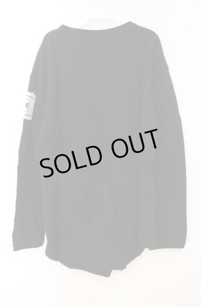 画像3: Moonage Devilment / ルーズ裏毛ラウンドカットソー 46 ブラック O-25-12-20-018-Mo-to-YM-ZT1225L (3)