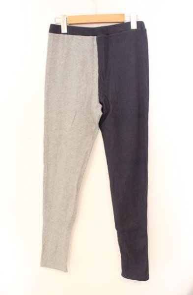 画像2: NO ID. / スイッチングサーマルレギンスパンツ 2 グレーｘネイビー O-25-12-20-021-NO-pa-YM-OS (2)
