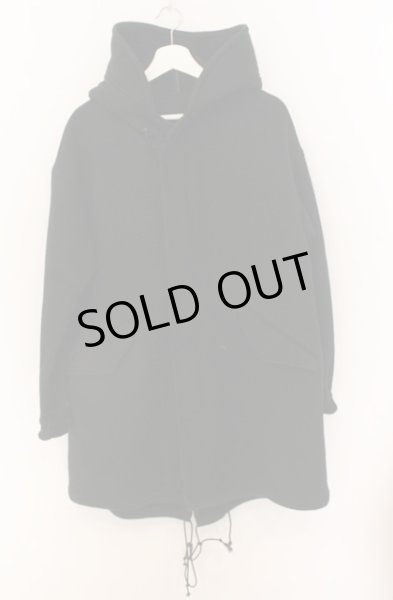 画像1: Moonage Devilment / ストレッチヘヴィコットンモッズコート 44 ブラック O-25-12-26-001-Mo-ou-YM-ZT1230N (1)