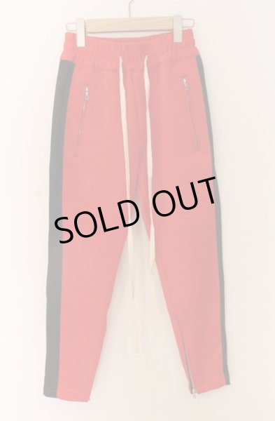 画像1: Moonage Devilment / ラインスキニーパンツ 01 レッドｘブラック O-25-12-26-027-Mo-pa-YM-OS (1)