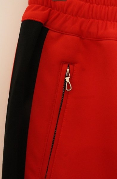 画像2: Moonage Devilment / ラインスキニーパンツ 01 レッドｘブラック O-25-12-26-027-Mo-pa-YM-OS (2)