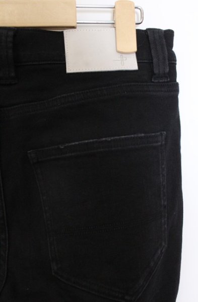 画像4: NO ID. / アルティメットストレッチデニムダメージスキニーパンツ 3 ブラック O-25-12-26-029-NO-pa-YM-OS (4)