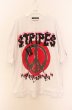 画像1: PROPA9ANDA / x OVER THE STRiPES BIG Tシャツ  ホワイト O-25-12-26-003-PR-to-YM-OS (1)