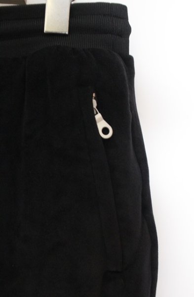 画像2: NO ID. / ベロアトラックパンツ 1 ブラック O-25-12-26-033-NO-pa-YM-OS (2)