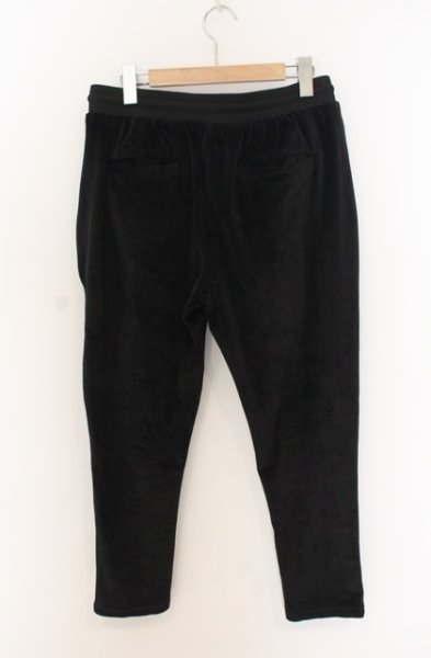 画像3: NO ID. / ベロアトラックパンツ 1 ブラック O-25-12-26-033-NO-pa-YM-OS (3)