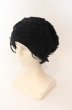 画像1: CIVARIZE / Lid ブロークンニットビーニーキャップ  ブラック O-25-12-26-034-CI-za-YM-OS (1)