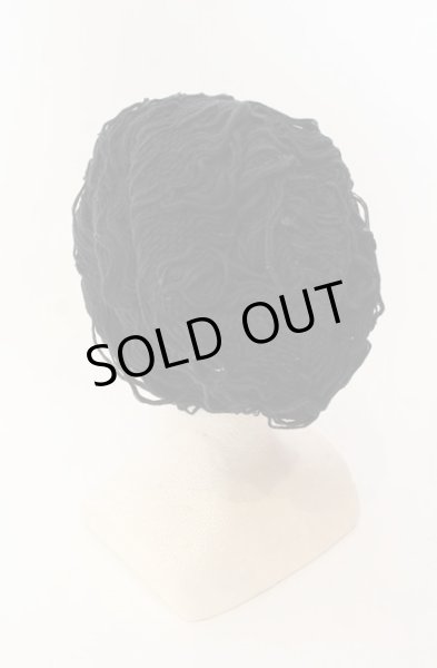 画像3: CIVARIZE / Lid ブロークンニットビーニーキャップ  ブラック O-25-12-26-034-CI-za-YM-OS (3)