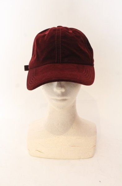 画像2: NO ID. / ベロアキャップ ONE ワイン O-25-12-26-035-NO-0-YM-OS (2)