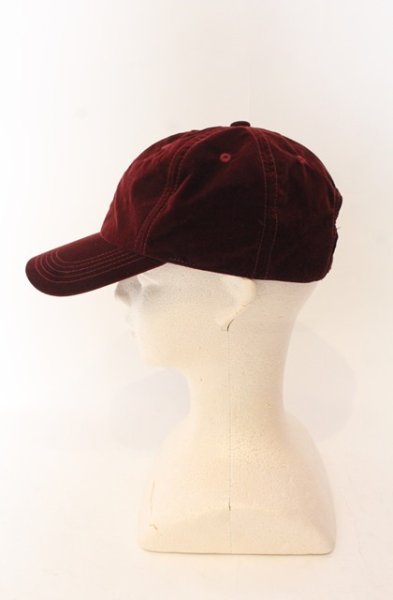 画像3: NO ID. / ベロアキャップ ONE ワイン O-25-12-26-035-NO-0-YM-OS (3)