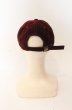 画像4: NO ID. / ベロアキャップ ONE ワイン O-25-12-26-035-NO-0-YM-OS (4)