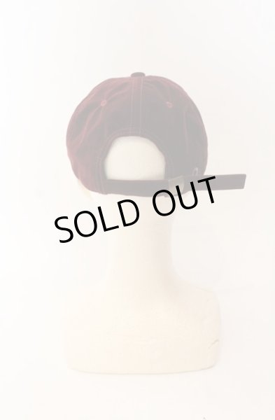 画像4: NO ID. / ベロアキャップ ONE ワイン O-25-12-26-035-NO-0-YM-OS (4)