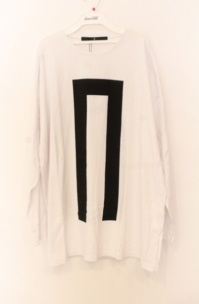 画像1: NO ID. / NOプリントカットソー ONE ホワイト O-25-12-26-004-NO-to-YM-OS (1)