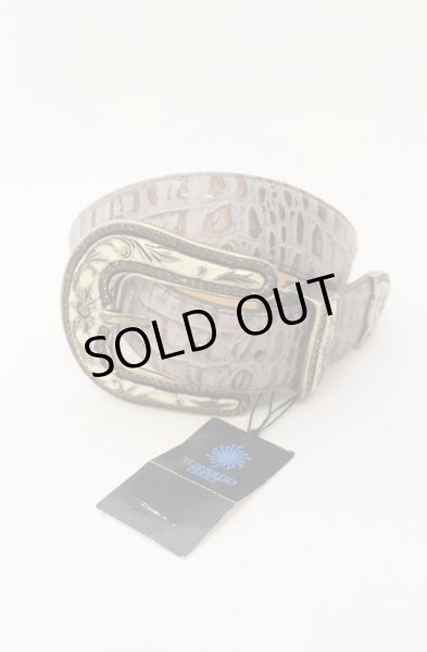 画像1: TORNADO MART / カウレザーエンボスベルト M ピンクベージュ O-25-12-26-037-TO-0-YM-OS (1)