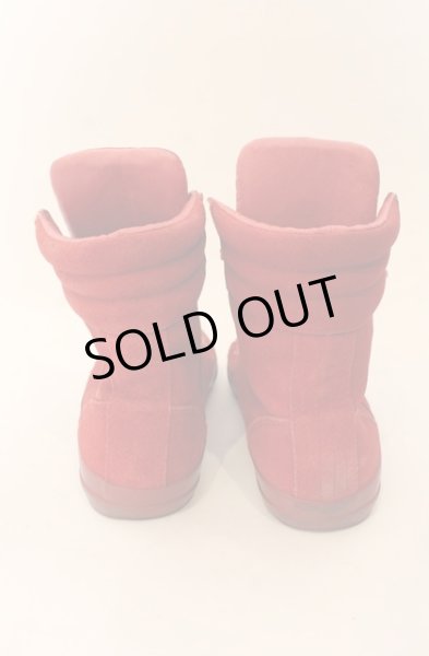 画像3: Moonage Devilment / スウェードレザーハイカットスニーカー アウトソール全長29cm レッド O-25-12-26-038-Mo-sho-YM-OS (3)