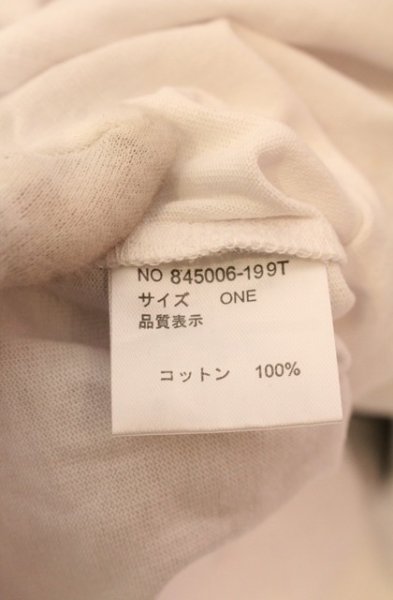 画像3: NO ID. / NOプリントカットソー ONE ホワイト O-25-12-26-004-NO-to-YM-OS (3)