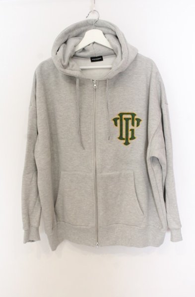 画像1: BLACK MORAL / RAD MARKET ZIPパーカー  グレー O-25-12-26-006-BL-to-YM-OS (1)