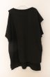 画像2: NO ID. BLACK / アシンメトリースリーレイヤードC/N Tシャツ 2 ブラック O-25-12-26-008-NO-ts-YM-OS (2)