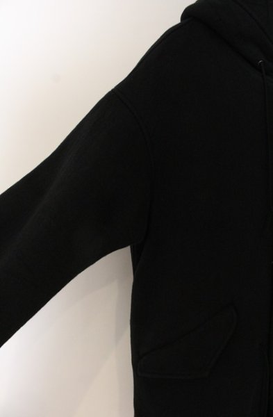 画像3: Moonage Devilment / ストレッチヘヴィコットンモッズコート 44 ブラック O-25-12-26-001-Mo-ou-YM-OS (3)