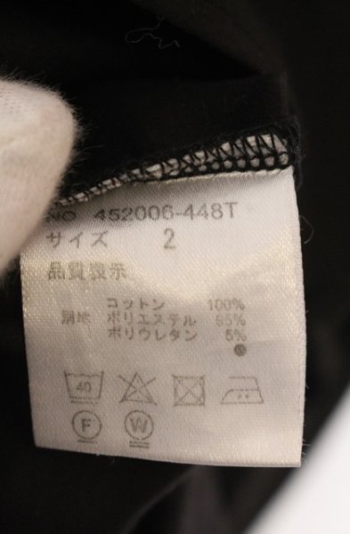 画像4: NO ID. BLACK / アシンメトリースリーレイヤードC/N Tシャツ 2 ブラック O-25-12-26-008-NO-ts-YM-OS (4)