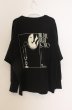 画像1: NIL DUE / NIL UN TOKYO / ACT9 ロングスリーブカットソー F ブラック O-25-12-26-012-NI-to-YM-OS (1)