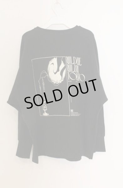 画像1: NIL DUE / NIL UN TOKYO / ACT9 ロングスリーブカットソー F ブラック O-25-12-26-012-NI-to-YM-ZT030 (1)