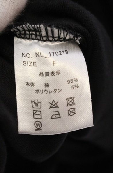 画像4: NIL DUE / NIL UN TOKYO / ACT9 ロングスリーブカットソー F ブラック O-25-12-26-012-NI-to-YM-OS (4)