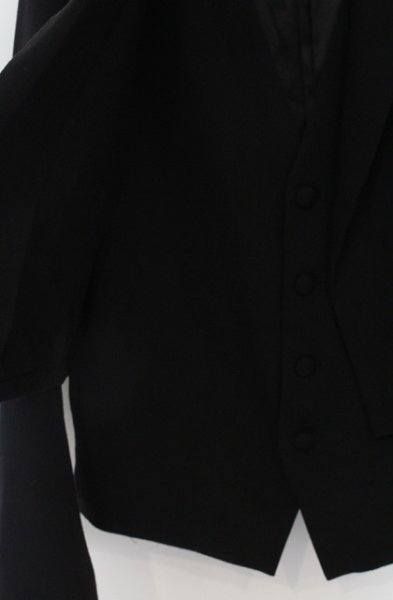 画像2: NO ID. BLACK / レイヤードショートジャケット 1 ブラック O-25-12-26-015-NO-ja-YM-OS (2)