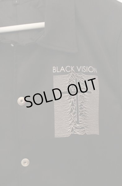 画像2: NO ID. / PストレッチBLACK VISIONプリントコーチジャケット 1 ブラック O-25-12-26-016-NO-ja-YM-ZT030 (2)