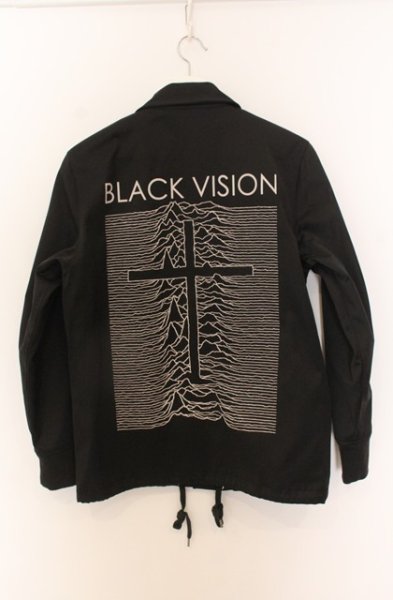 画像3: NO ID. / PストレッチBLACK VISIONプリントコーチジャケット 1 ブラック O-25-12-26-016-NO-ja-YM-OS (3)
