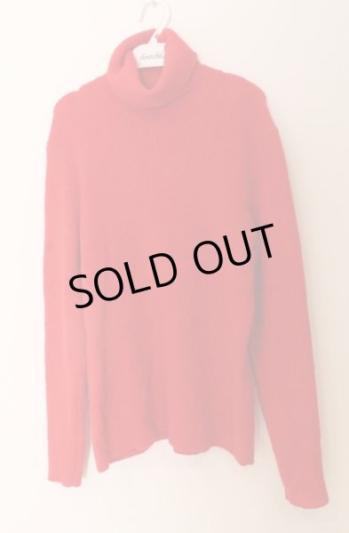 画像1: NO ID. / プレミアムライトリブニットタートルネック 1 レッド O-25-12-26-019-NO-to-YM-ZT1230N (1)