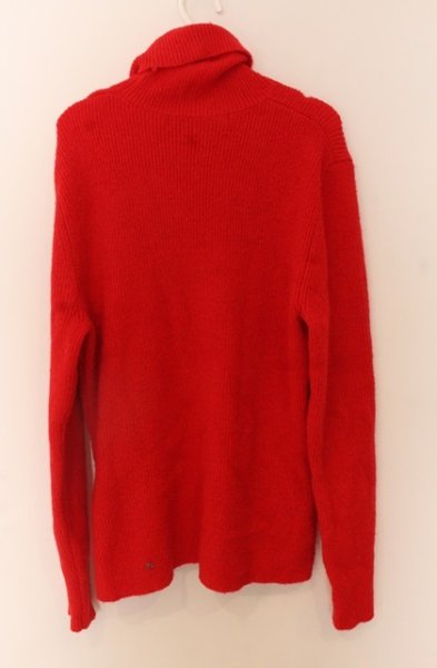 画像2: NO ID. / プレミアムライトリブニットタートルネック 1 レッド O-25-12-26-019-NO-to-YM-OS (2)