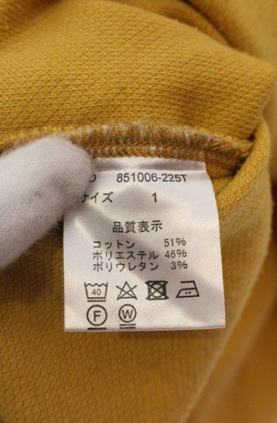 画像3: NO ID. / サーマルラウンドカットソー 1 イエロー O-25-12-26-020-NO-to-YM-OS (3)