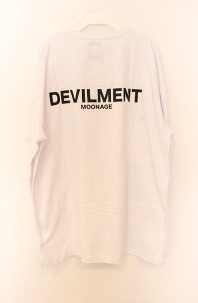 画像1: Moonage Devilment / MADプリントL/Sカットソー 44 ホワイト O-25-12-26-002-Mo-to-YM-OS (1)