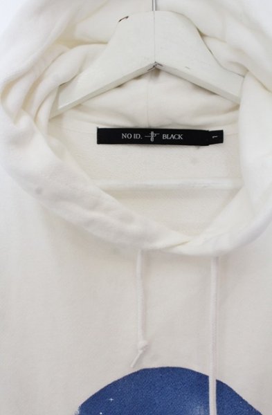 画像2: NO ID. BLACK / SCUMプリントプルオーバーパーカー 1 ホワイト O-25-12-26-021-NO-to-YM-OS (2)