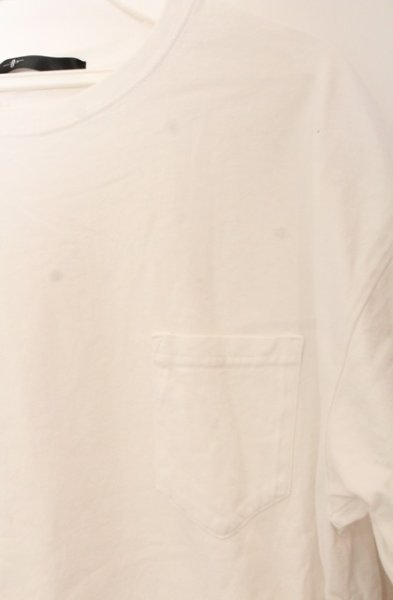 画像2: NO ID. / コットンポケットBIG Tシャツ 1 ホワイト O-25-12-26-025-NO-ts-YM-OS (2)