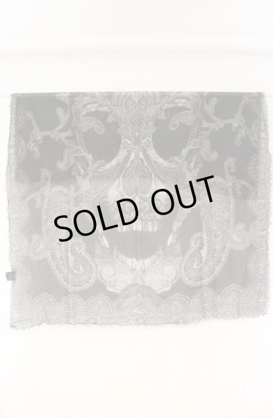 画像1: IFSIXWASNINE / DEAD CAN DANCE ストール  ブラック（グレー系） O-25-12-27-024-IF-0-YM-OS (1)