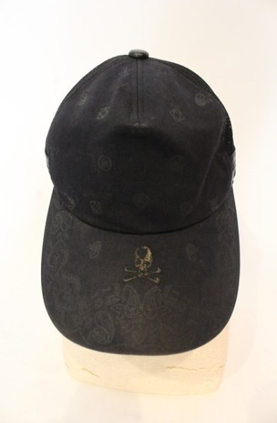 画像2: Roen / モノグラムペイズリーキャップ  ブラック O-25-12-27-026-Ro-za-YM-OS (2)