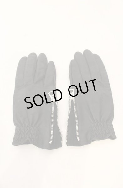 画像1: CIVARIZE / レザーZIPグローブ  ブラック O-25-12-27-028-CI-0-YM-OS (1)