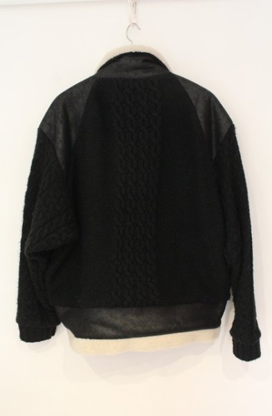 画像4: NO ID. / チェンジングニットB-3BIG BLZ ブルゾン ONE ブラック O-25-12-27-003-NO-ou-YM-OS (4)